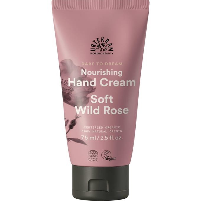 Urtekram Soft Wild Rose Voedende Handcrème Hand- & voetverzorging Dames 75 ml