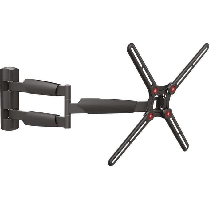 Barkan BM343XL mounting kit - full-motion - for LCD display/ curved LCD display - black - Max 36.2 kg - recommended for 65"