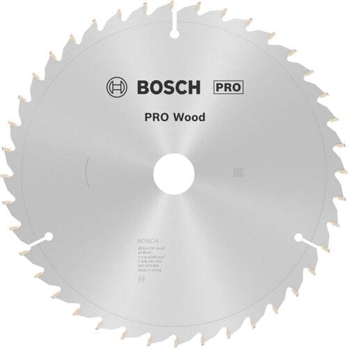 Bosch PRO Wood cirkelzaagblad, 254 x 2 x 30 mm