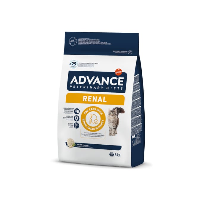 8kg Advance Veterinary Diets Renal Feline Kattenvoer