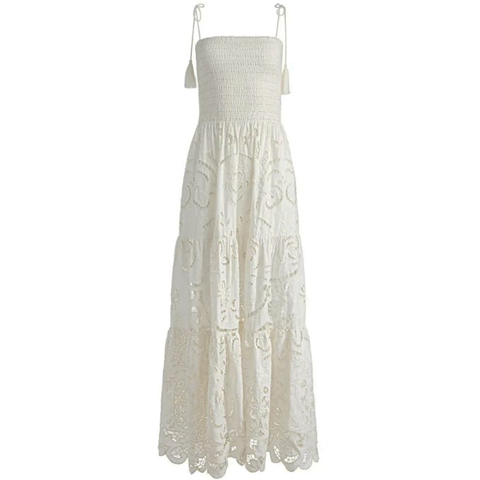 Alice + Olivia Jurken wit