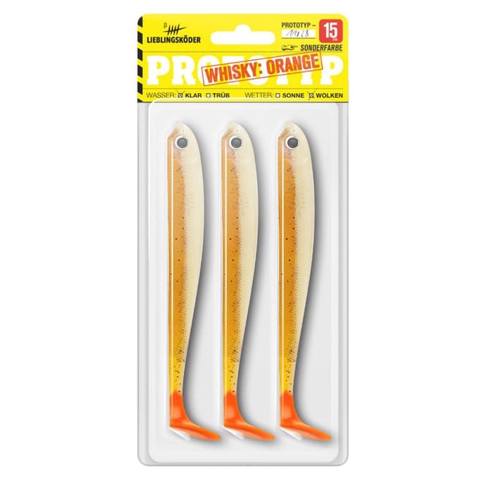 Lieblingsköder Shad 15cm Whisky Orange 15cm Whisky Orange - PROMO