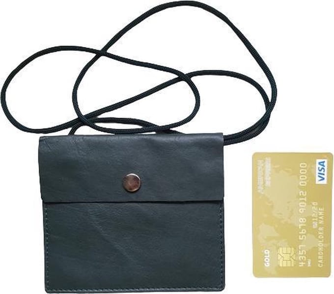 OV-kaarthouder - ID-kaarthouder - Pasjesmapje - Moneybelt - Leder - Groen