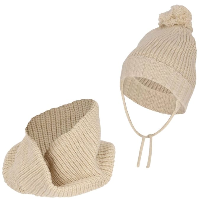 Muts & Colsjaal jongens - Winterset - 2 t/m 8 jaar - Kit / 4/8 Jaar