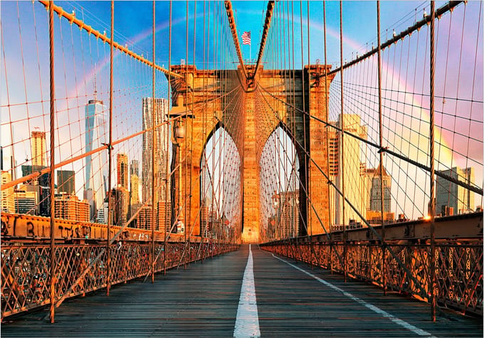 Fotobehang - Bridge to Happiness.