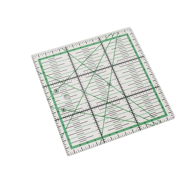 Règle de Quilting Acrylique Transparent DIY Règle de Quilting à Grille avec Échelle Précise pour le Repassage Couture white