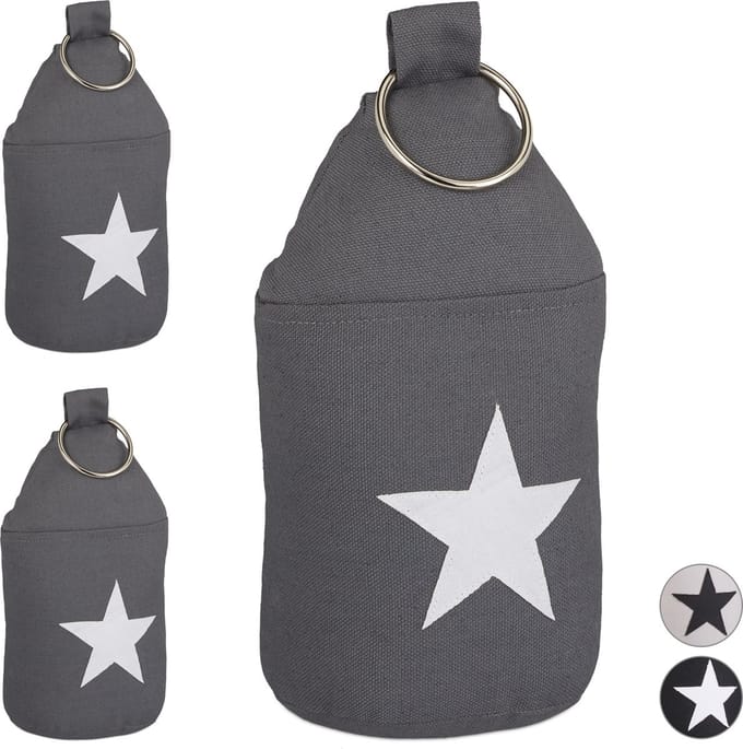 3x deurstopper ster - deurvastzetter - deurstop met handvat - deurbuffer - stof