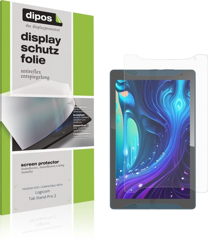 dipos – 2x Matte Beschermfolie geschikt voor Logicom Tab Stand Pro 2 | Krasbestendige & antireflecterende Screenprotector Ultra-Thin