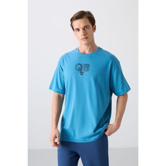 Oversized Bedrukt Logo Crew Neck T-shirt