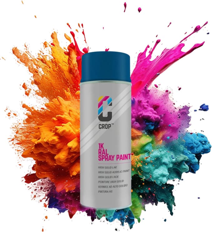 CROP RAL 5010 Mat Gentiaanblauw spuitbus 400ml