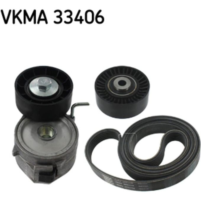 Poly V-riemset (met poelies) SKF VKMA 33406