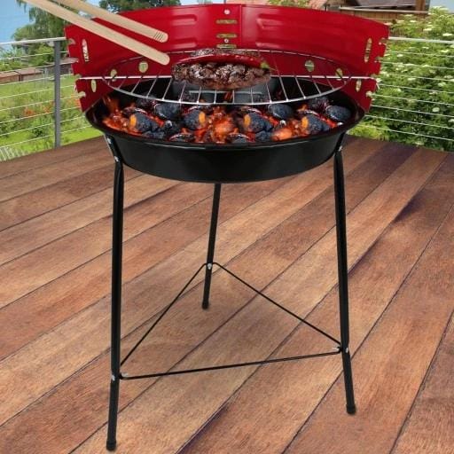 Opvouwbare Koolgrill 43cm - Ideaal voor Tuin & Terras
