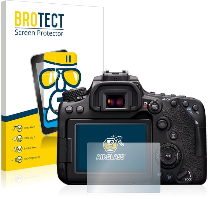 Screenprotector voor Canon EOS 90D Beschermglas transparant