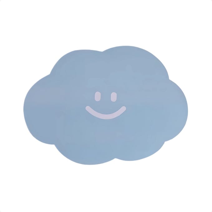Blauwe Wolk Muismat - Antislip & Waterdicht - Voor Thuis, School & Kantoor