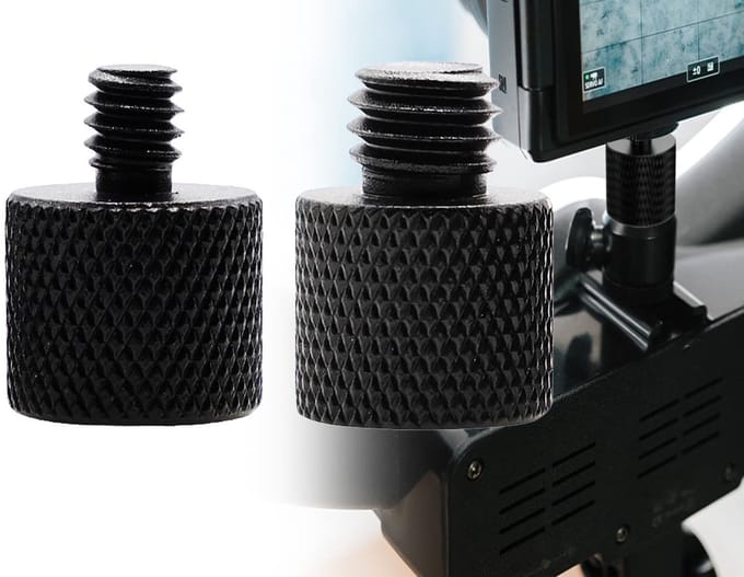 2 Stuks Tripod Draadadapter 3/8 naar 1/4 en 1/4 naar 3/8 voor Camera Statief, Microfoon en Speakers