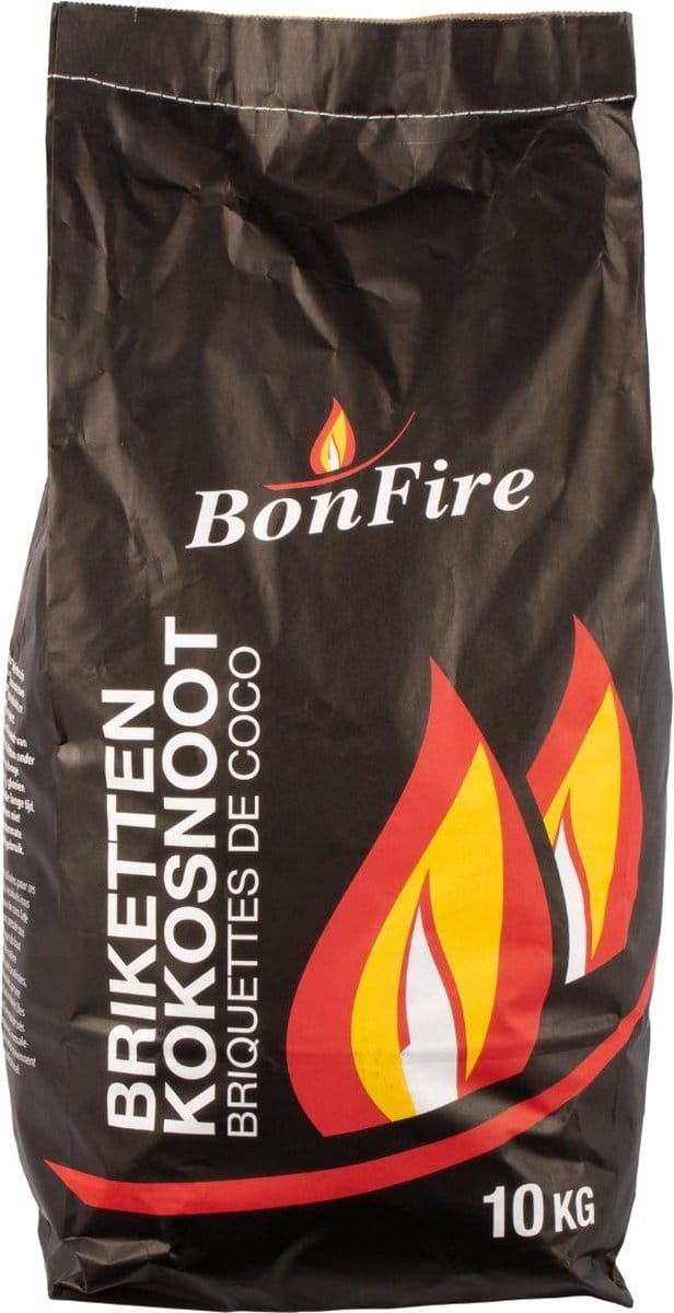 BonFire Kokosnootbriketten - Zak 10 kilo