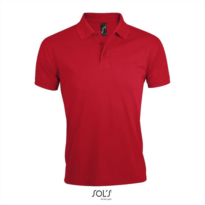 Poloshirt Sol's Prime - 4XL - rood