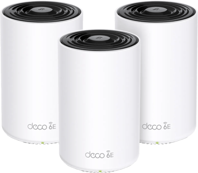TP-Link Deco XE75 Pro AXE5400 Tri-Band Mesh WiFi 6E System (3-Pack) - Mesh router 802.11a/b/g/n/ac/ax (Wi-Fi 6E)