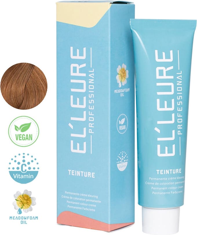 Elleure Haarverf - Teinture 8.4 licht koperblond - 100 ml
