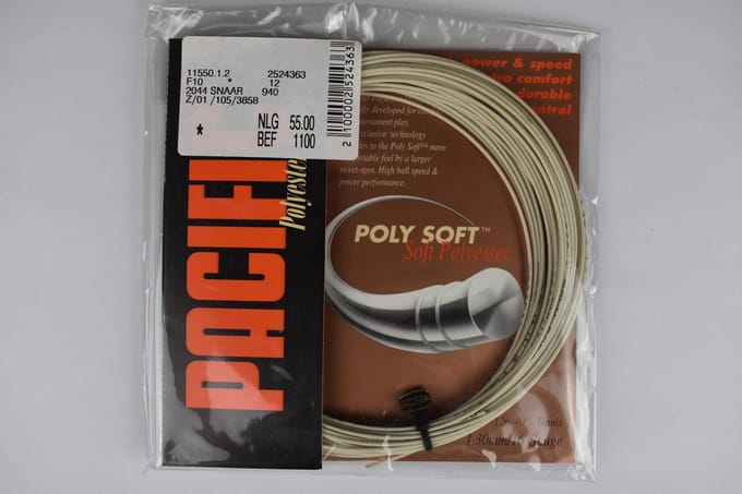 Pacific - Poly Soft - tennissnaar - 1.30 mm dik 12.40 meter lang