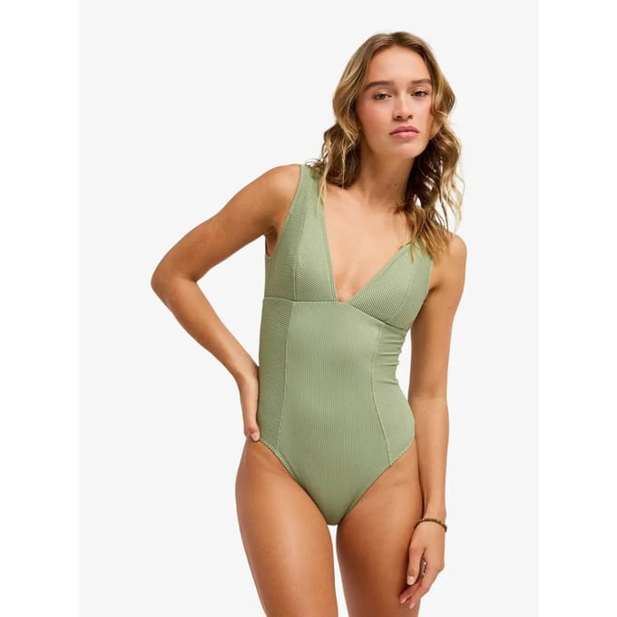 Roxy Love Elongated Zwemkleding Groen L Vrouw