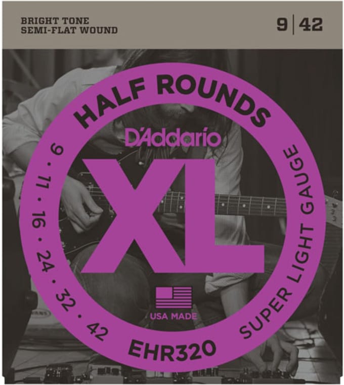 D'Addario EHR320 Half Round Snaren voor Elektrische Gitaar (9-42)