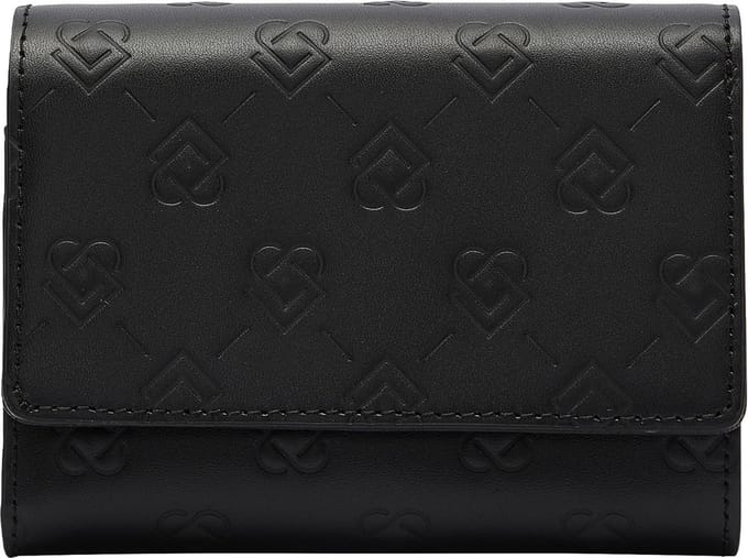 LIEBESKIND BERLIN Portemonnee Paper Bag Nora Wallet Black Zwart