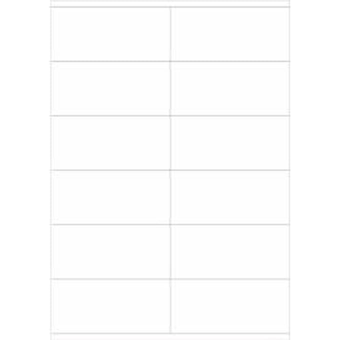 Schäfer Shop Select Universele etiketten, 105,0 x 48,0 mm, permanentklever, 1200 stuks