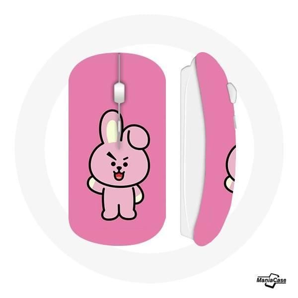 Draadloze Muis - Bangtan - BT21 Cooky - Roze - Compatibel met Mac en PC - Wifi USB-stick inbegrepen