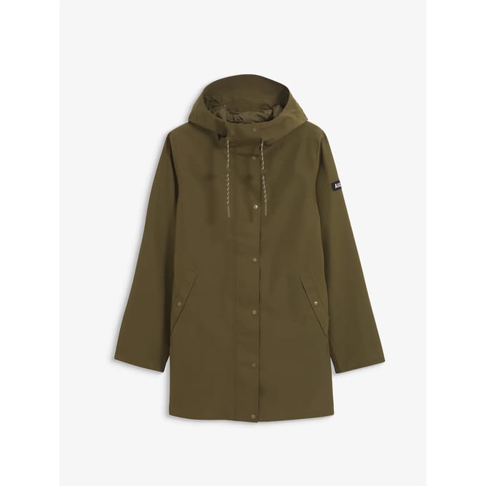 Parka met capuchon voor dames, halflang Aigle Gore-Tex