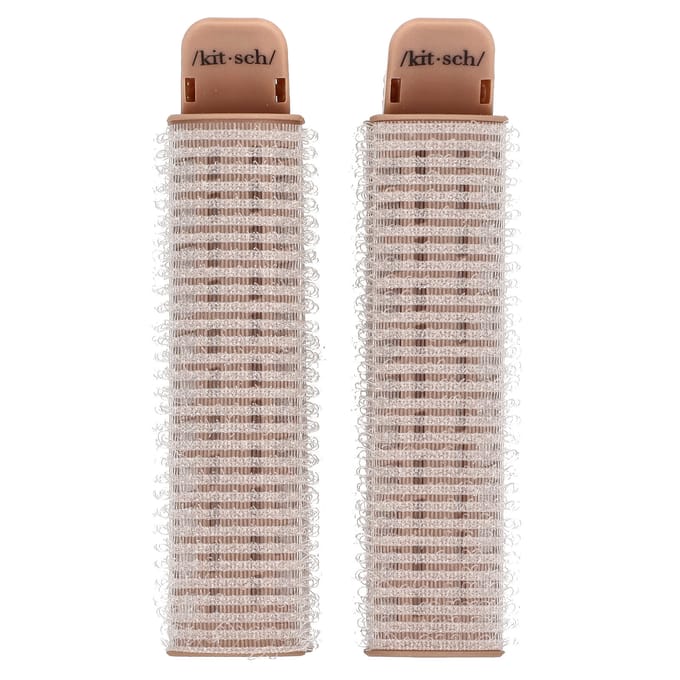 Kitsch, Pinces à Rouleaux Volume Renforcé, 2 pièces. beige