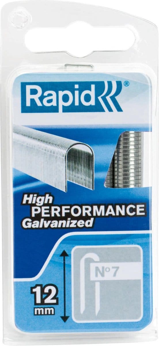 Rapid kabelnieten 7/12 mm galvaniseeerd 650 stuks