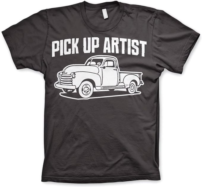 Hybris Pick-up artist T-shirt donkergrijs