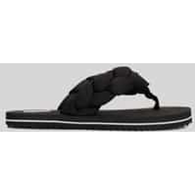 Teenslippers met gevlochten riem