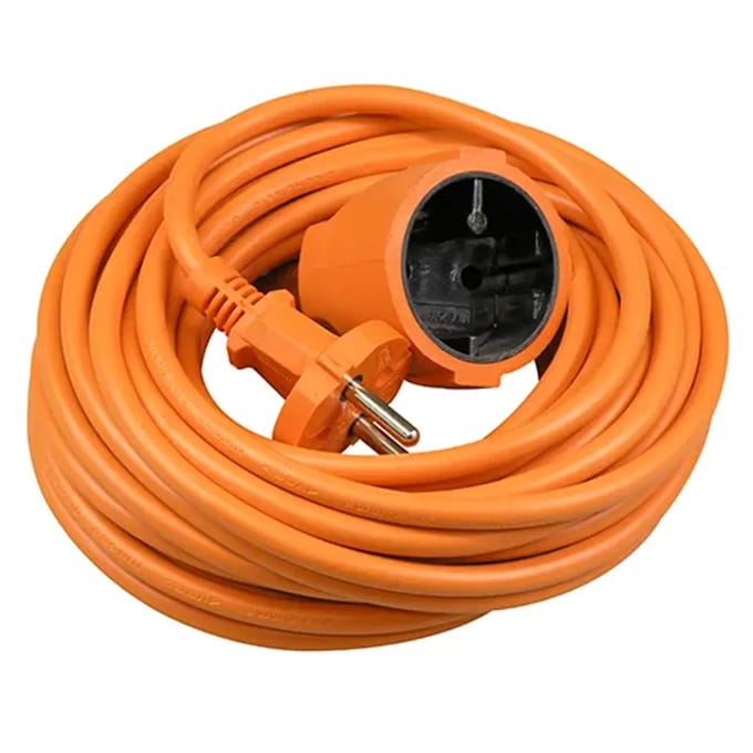 VBExtend VB 41082 - Verlengkabel - 10 meter - 2x1.5mm² - H05VV-F - Oranje