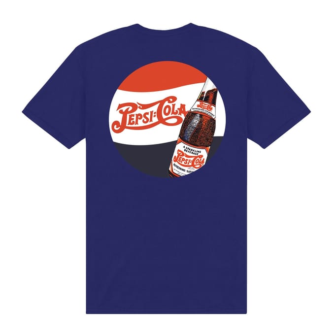 Pepsi Co. A Sparkling Beverage Men's T-Shirt - Blue - M