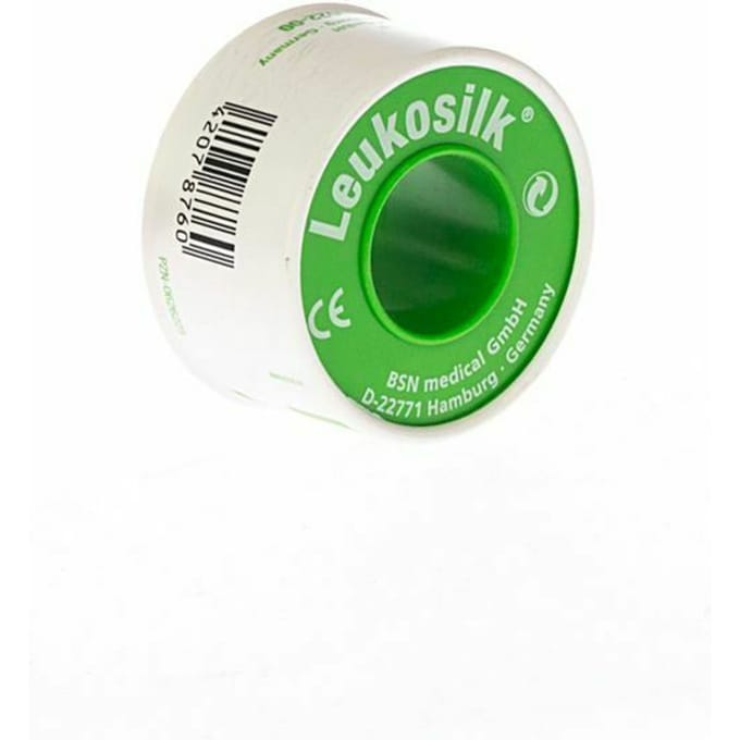 Leukosilk Deksel Kleefpleist. 2,50cmx5m 1 0102200