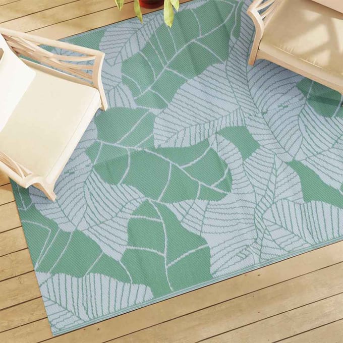 vidaXL - Buitenkleed - ARAKIL - 190x290 - cm - PP - groen