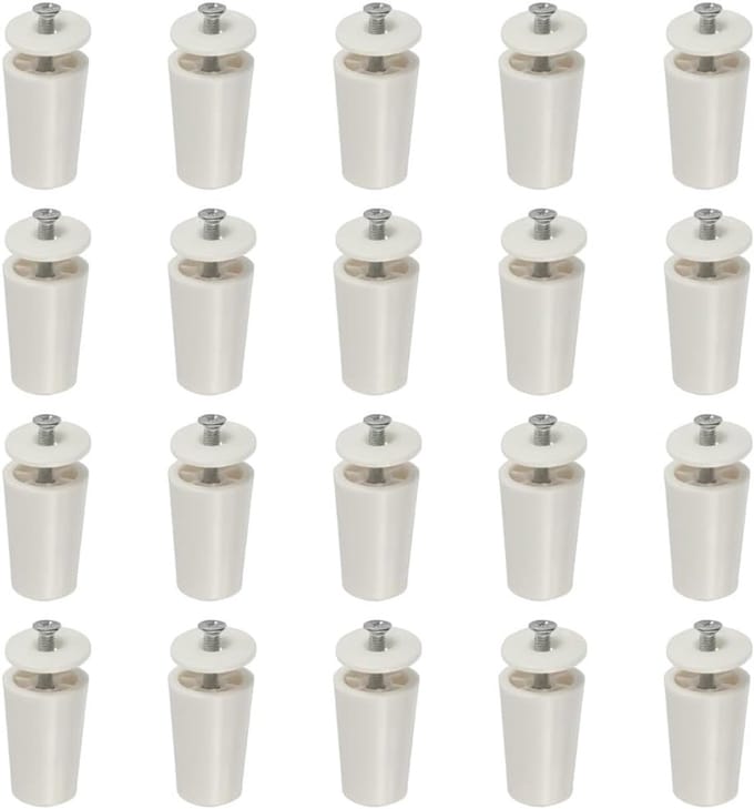 Rolluik Stoppers - Vervanging Onderdelen - Raam Montage - Set van 20 stuks - 41mm bij 21mm - Wit