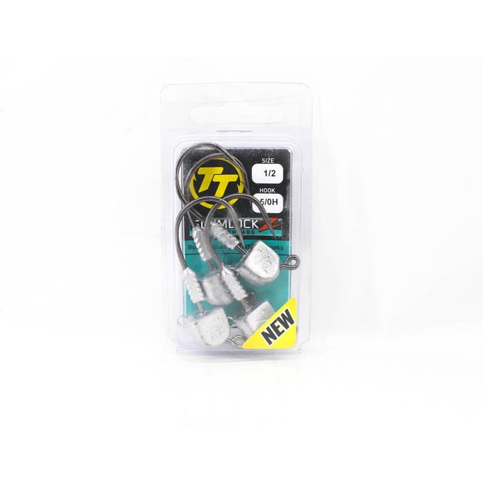 Tête plombée Tackle Tactics TT Swimlockz HD 1/2 oz 5/0 H 4/paquet (4174)