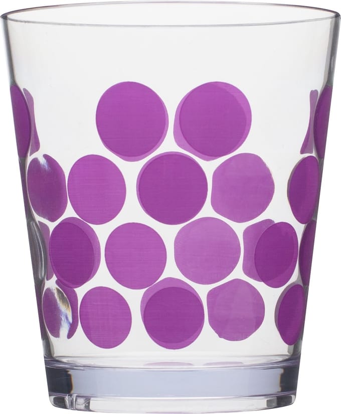 Zak!Designs - Dot Dot Drinkbeker 420 ml - Kunststof - Paars