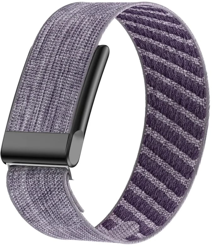 Strap-it Gebreid bandje Nylon geschikt voor WHOOP MG - Lila
