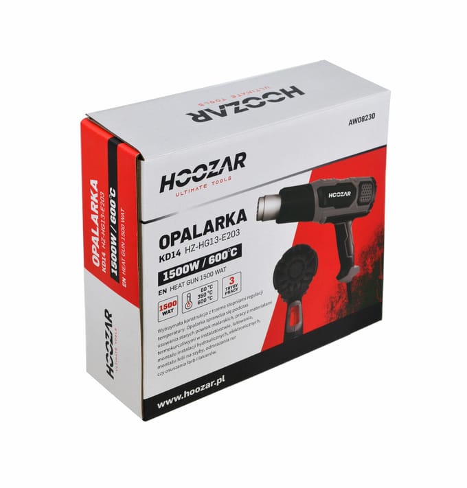 Hoozar Serie - Opalarka - 1500W - Ergonomisch Ontwerp - Oververhittingsbescherming