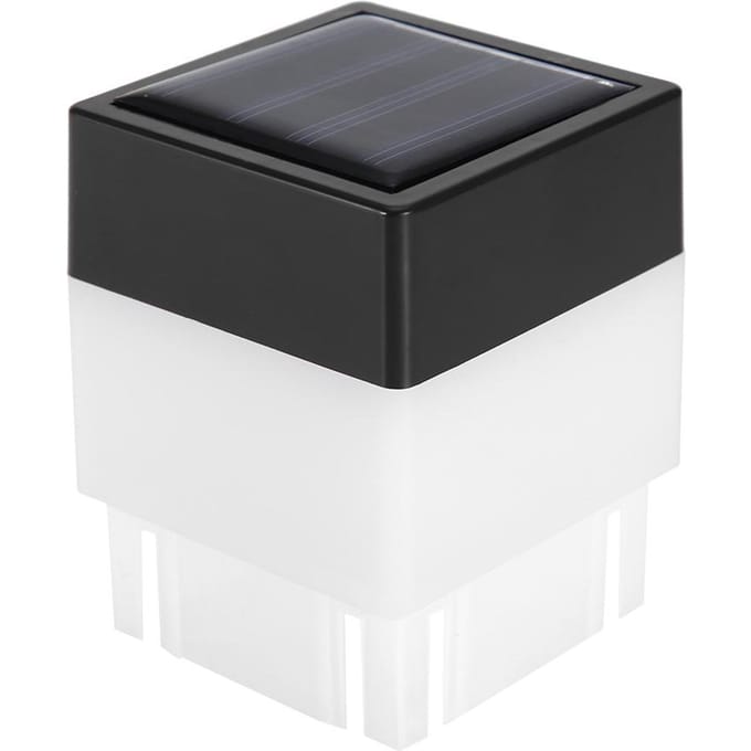 LED Vierkant Warm Wit Licht op Zonne-energie voor Tuinhek Buitendecoratie