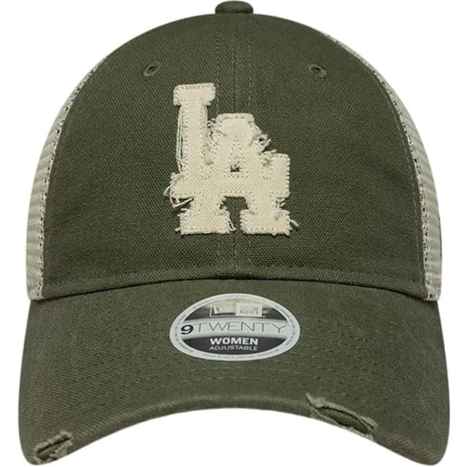 New Era 9twenty Trucker Losdod Pet Dames Groen