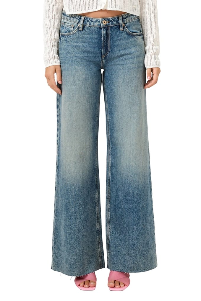 s.Oliver -qs Jeans Blue Denim Maat: W38L30 | Wijde Broeken Outlet | Dames | Blauw