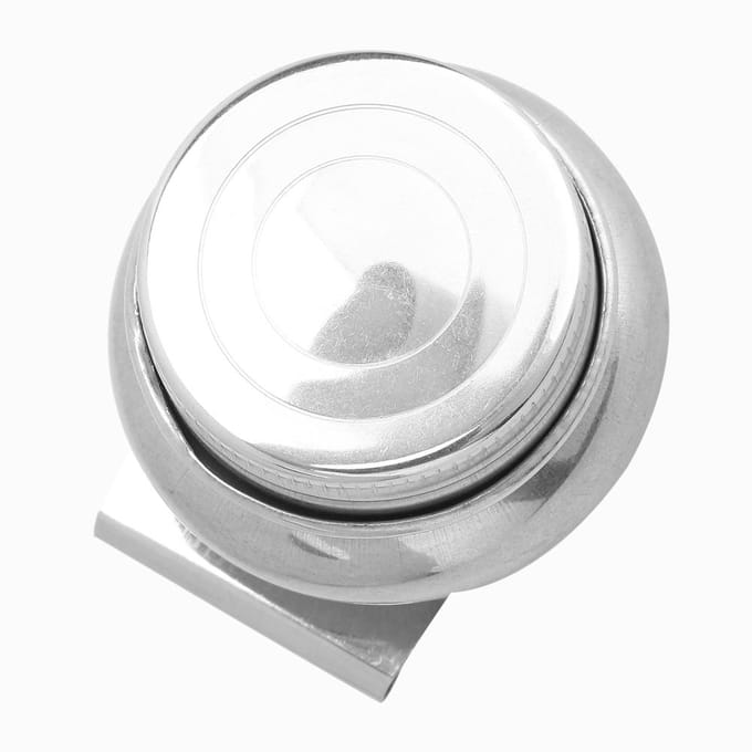 Gobelet de peinture à l'huile en acier inoxydable, récipient pour palette à double ou simple (F-347) white