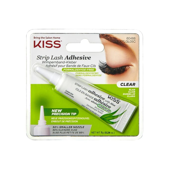 KISS Strip Lash Adhesive Clear - Wimperlijm - 7g, met Aloë Vera