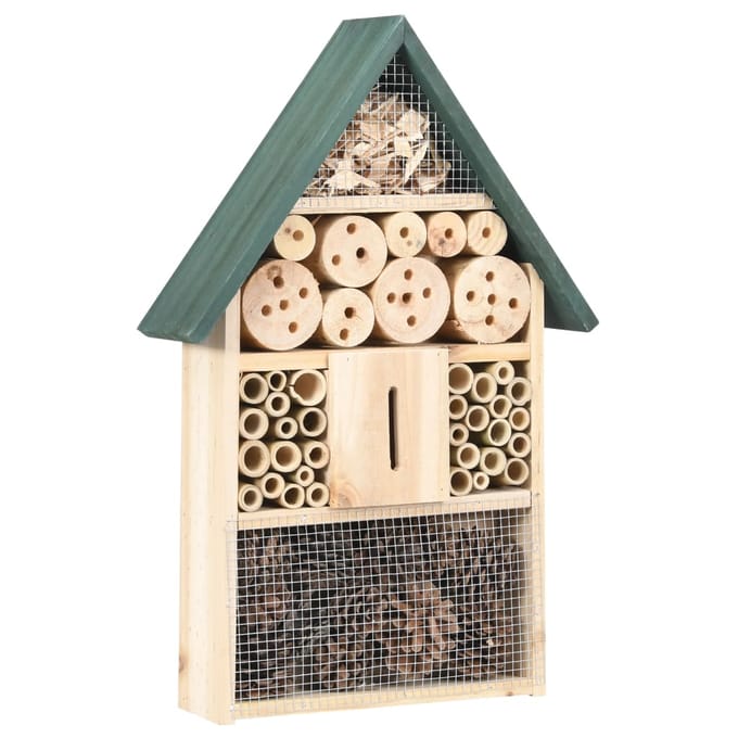 vidaXL - Insectenhotel - 30x10x48 - cm - vurenhout