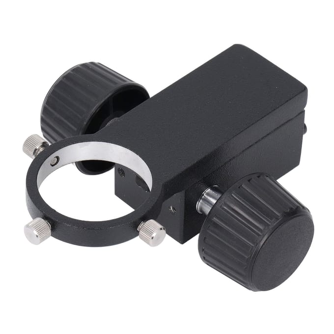 50mm Stereo Microscoop Kop Houder Aluminiumlegering Focusseerbeugel Accessoire voor 50mm Zuilarm black